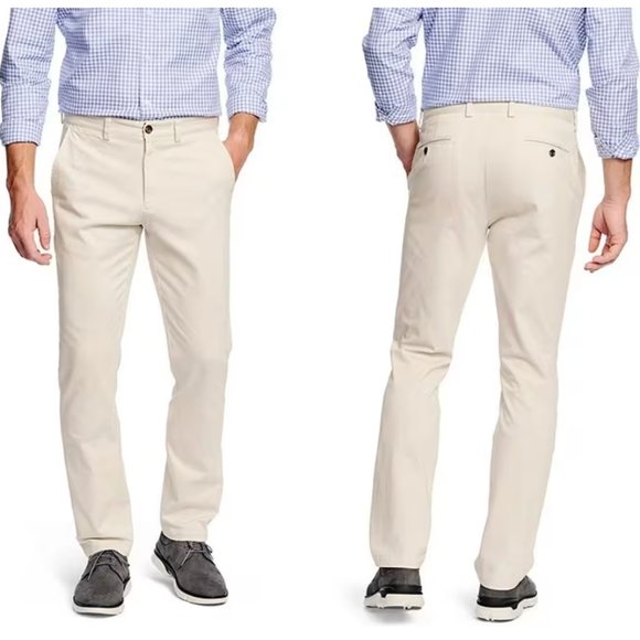 Johnston & Murphy slim fit chinos sz 34 X32 - Picture 1 of 13